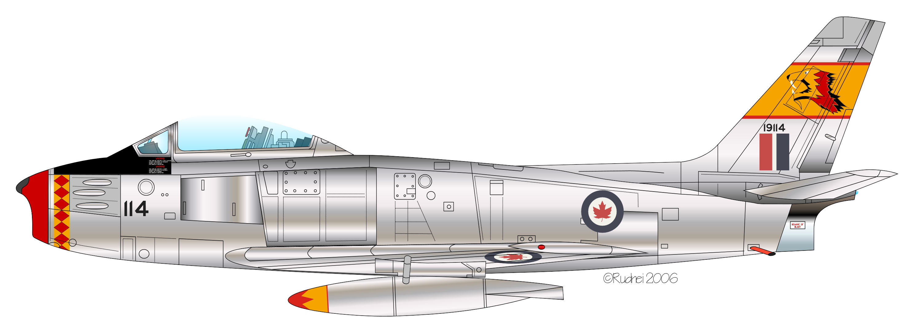 Sabre 2 19114 439 Sqn RCAF