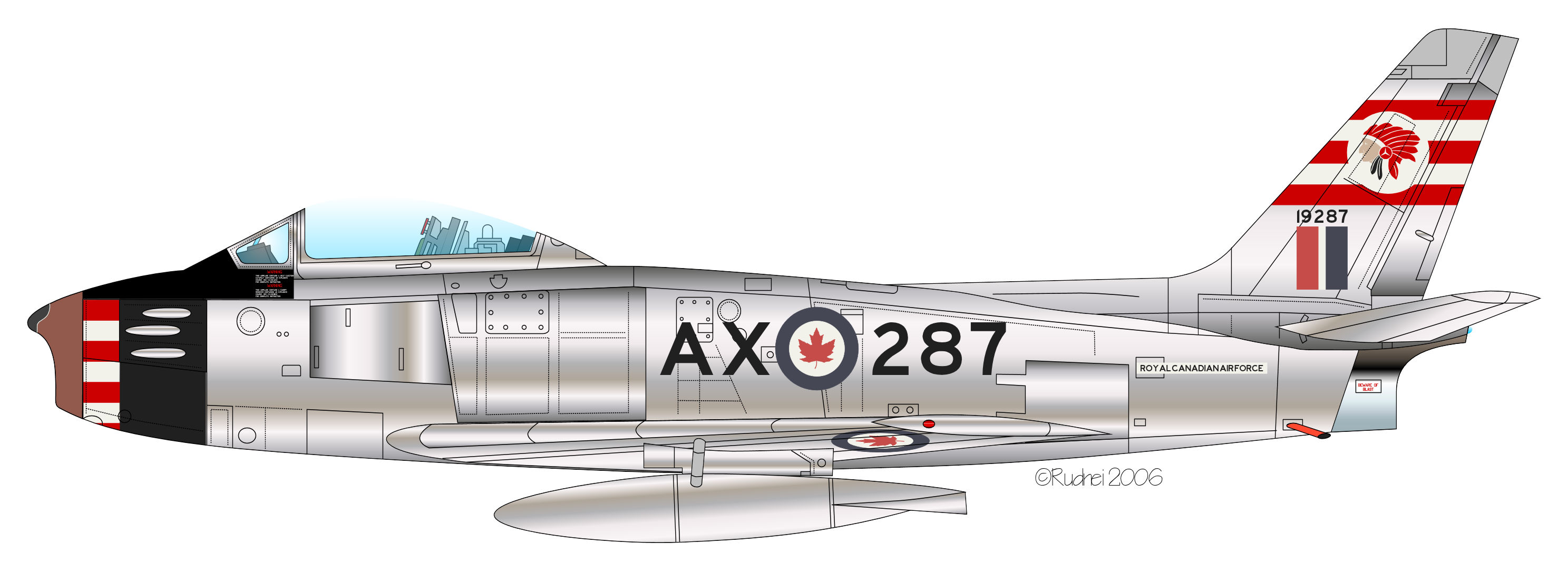Sabre 2 19287 421 Sqn RCAF