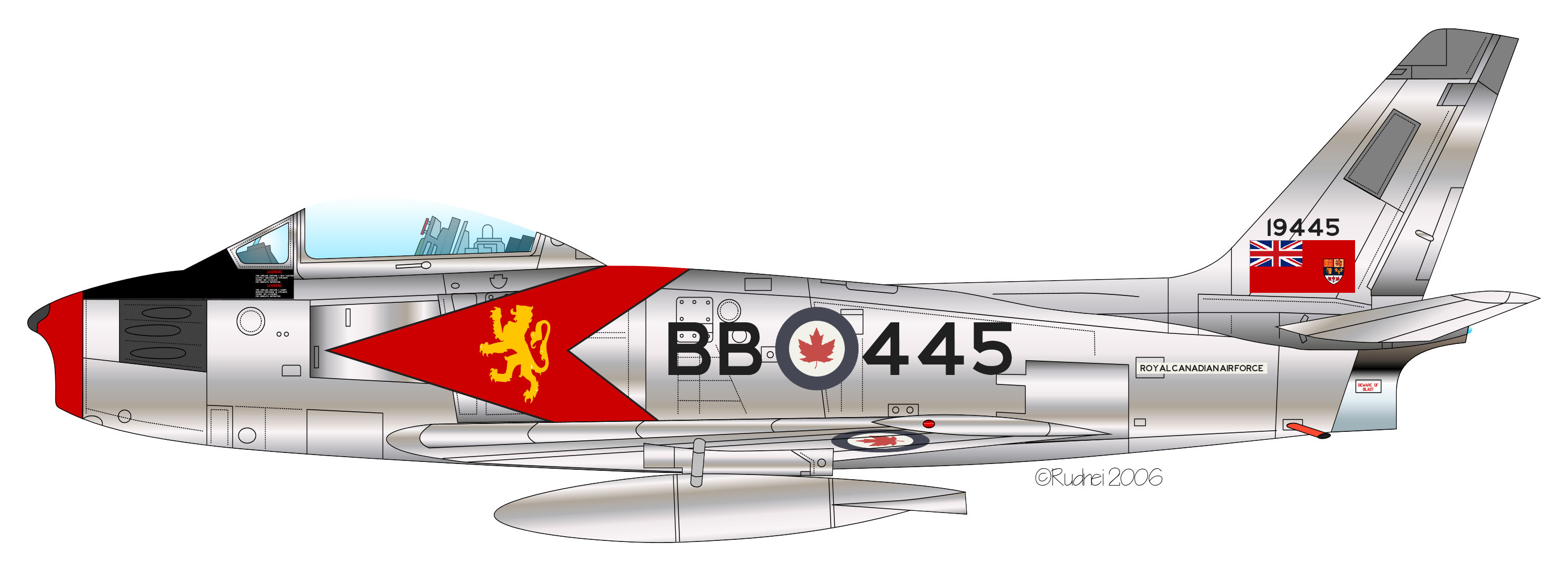 Sabre 2 19445 427 Sqn RCAF