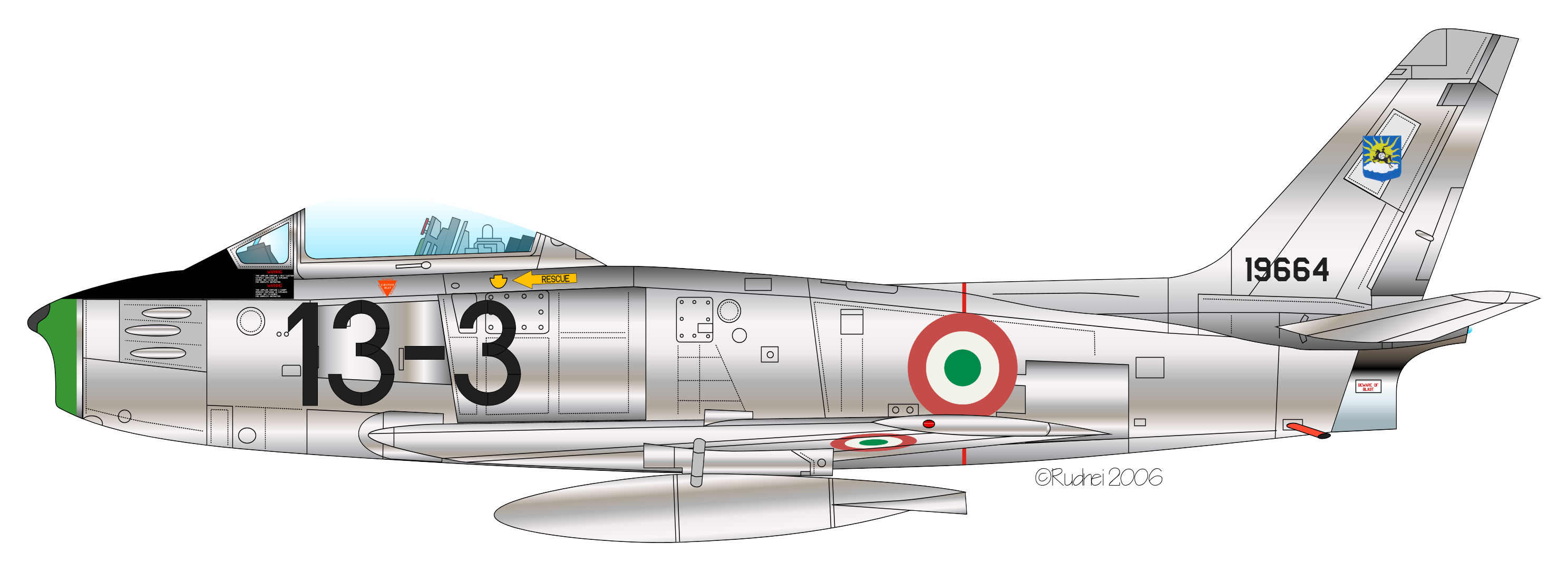 Sabre 4 19664 13º Gruppo 2ª Aerobrigata AMI