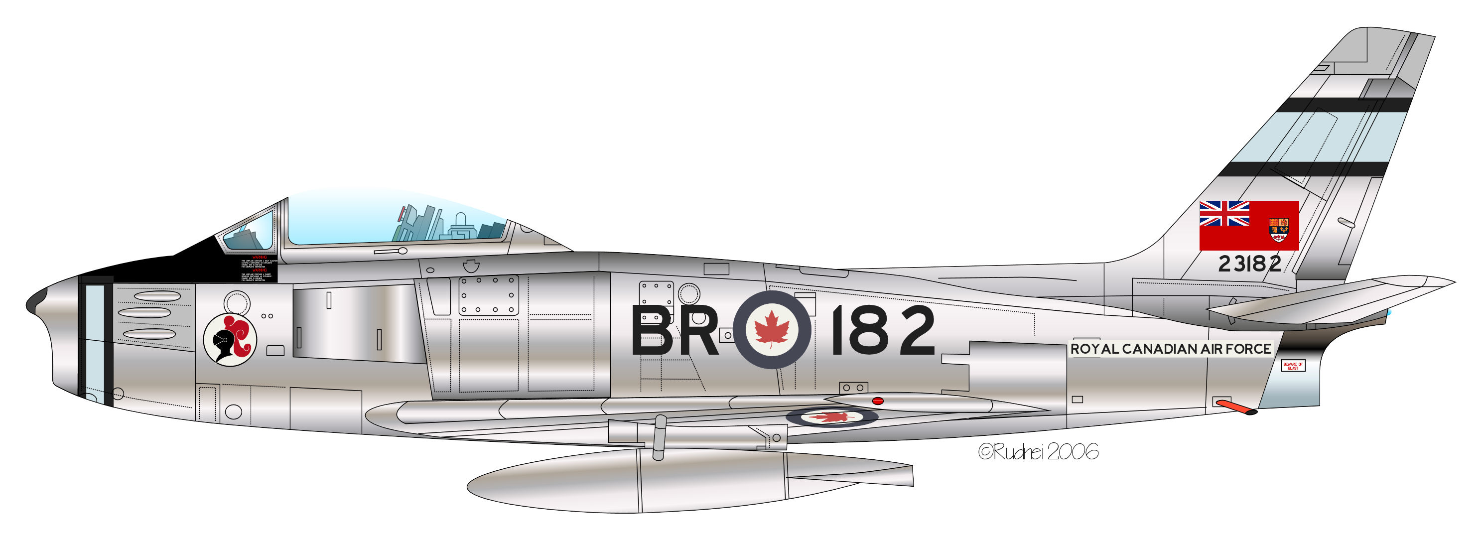 Sabre 5 23182 414 Sqn RCAF