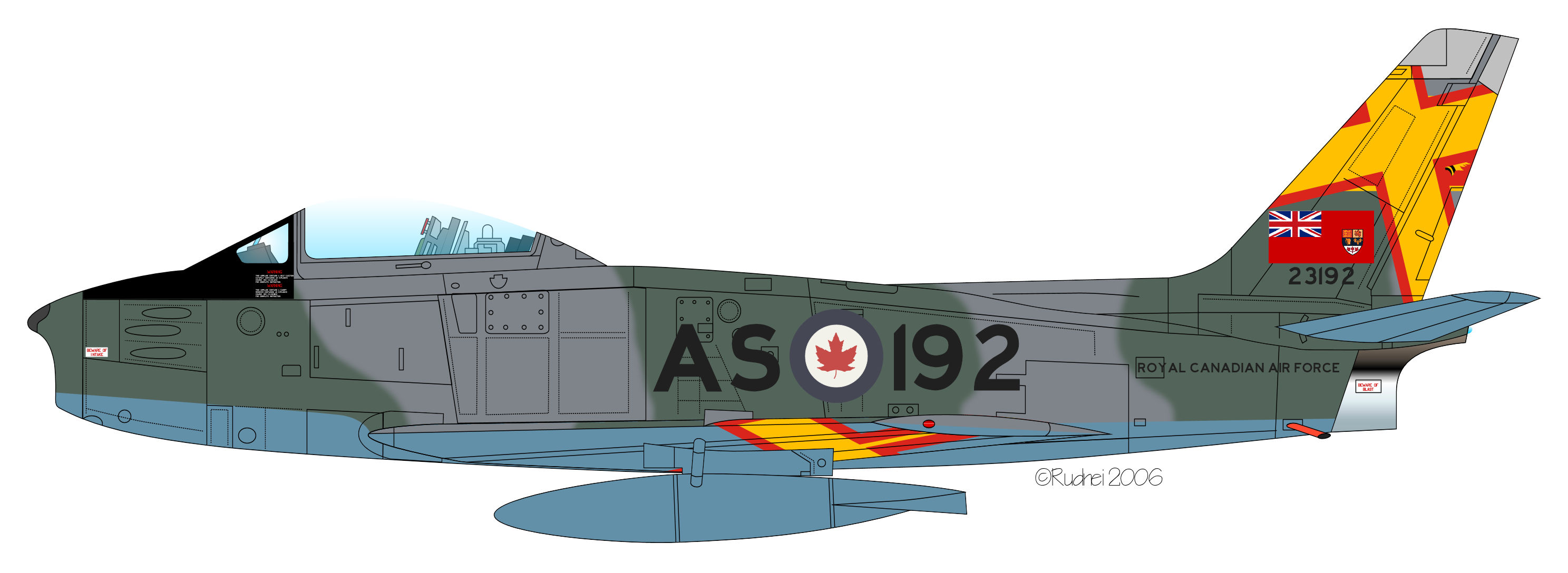 Sabre 6 23192 439 Sqn RCAF