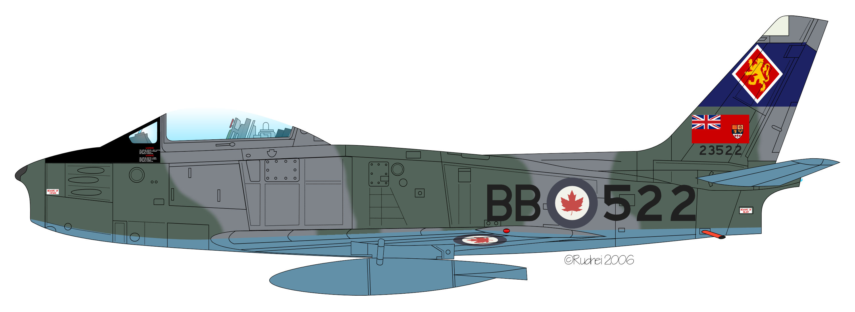 Sabre 6 23522 427 Sqn RCAF